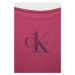 Detská nočná košeľa Calvin Klein Underwear fialová farba, jednofarebná
