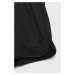 Detské bavlnené šortky United Colors of Benetton čierna farba, jednofarebné, nastaviteľný pás