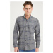 G701 DEWBERRY MEN'S SHIRT-ANTHRACITE