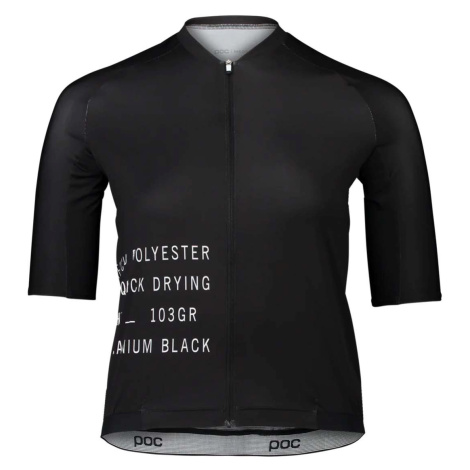 POC Cyklistický dres s krátkym rukávom - PRISTINE PRINT LADY - čierna