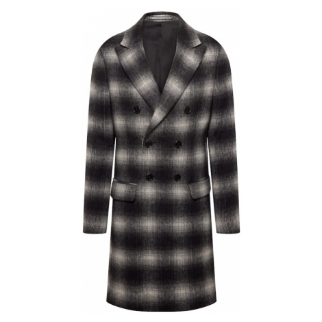 AllSaints Prechodný kabát 'Ventry'  čierna / šedobiela
