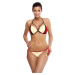 BORDÓ-SVETLOŽLTÉ BIKINY LARA VANILLA-COCCINELLA M-511 (4)