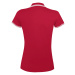 SOĽS Pasadena Women Damské polo tričko SL00578 Red / White