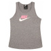 Nike Sportswear Tričko  sivá melírovaná / svetloružová / biela