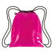 Vrecko na chrbát LOQI TRANSPARENT Pink