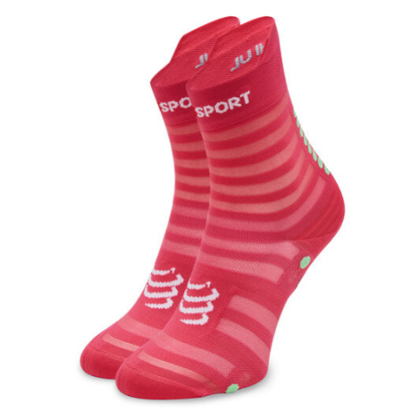 Compressport Ponožky Vysoké Unisex Pro Racing V4.0 Trail XU00050B Ružová