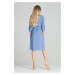 Dámske šaty M703 - Figl jeans-modrá