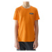 Chlapčenské turistické tričko s krátkym rukávom 4F JUNIOR TSHIRT-4FJWSS24TTSHM1131-70S-ORANGE