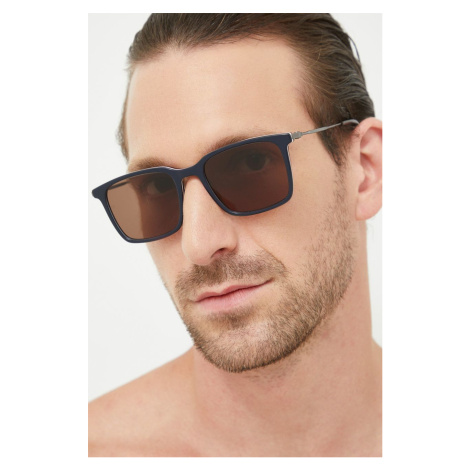 Slnečné okuliare Tommy Hilfiger pánske, tmavomodrá farba