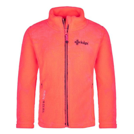 Girls' warm hoodless sweatshirt Kilpi ERIN-JG pink