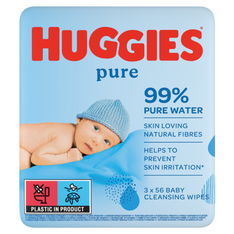 HUGGIES Pure Triplo 3x56 ks