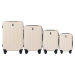 SMOTANOVÁ SADA 4 KUFROV TR059, LUGGAGE 4 SETS (L, M, S, XS) WINGS, DIRTY WHITE