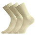 Boma Diarten Unisex ponožky s voľným lemom - 3 páry BM000000567900100640 béžová