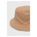 Obojstranný klobúk Brixton béžová farba,