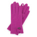 Purpurové vlnené rukavice