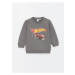 LC Waikiki Lcw Crew Neck Hot Wheels Printed Baby Boy Sweatshirt