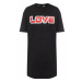 LOVE MOSCHINO Každodenné šaty W592321M 3876 Čierna Regular Fit