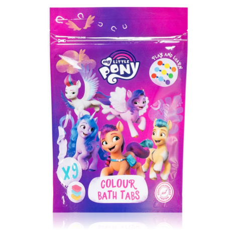 My Little Pony Colour Bath Tabs farebné šumivé tablety do kúpeľa