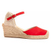 Leindia  95835  Espadrilky Červená