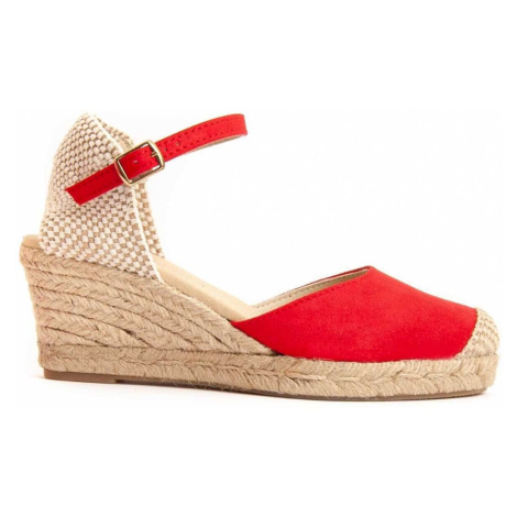 Leindia  95835  Espadrilky Červená