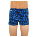 Chlapčenské boxerkové plavky s potlačou modré