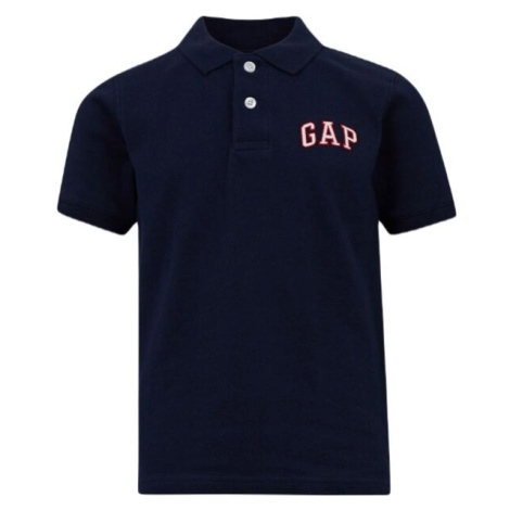 GAP LOGO POLO Detské tričko, tmavo modrá, veľkosť