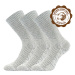 Ponožky BOMA Turnip grey highlighter 3 páry 103364