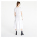 Tommy Jeans Poplin Tiered Short Sleeve Dress White