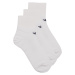 Emporio Armani  IN-SHOE SOCKS PACK X3  Ponožky Biela