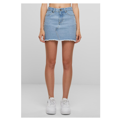 Women's mini denim skirt - blue