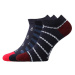 Lonka Dedon Unisex vzorované ponožky - 3 páry BM000001792100100173 mix G