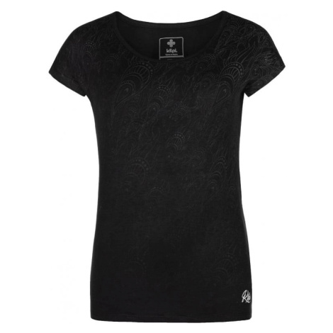 Women's cotton t-shirt Kilpi CHRISTIE-W black