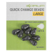 Korum zarážky quick change beads 8 ks - standard