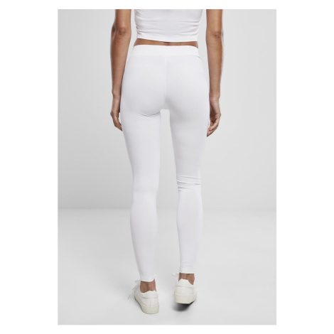 Women's Tech Mesh Leggings in White Urban Classics