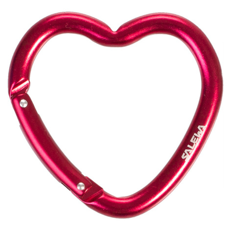 SALEWA Heart Karabína tvar srdca Farba: červená