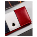 Farebná dámska kožená peňaženka na patentku — Peterson