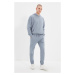 Trendyol Gray Men's 100% Organic Cotton Regular Fit Sweatpants