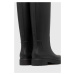 Gumáky Calvin Klein Rain Boot Knee dámske, čierna farba