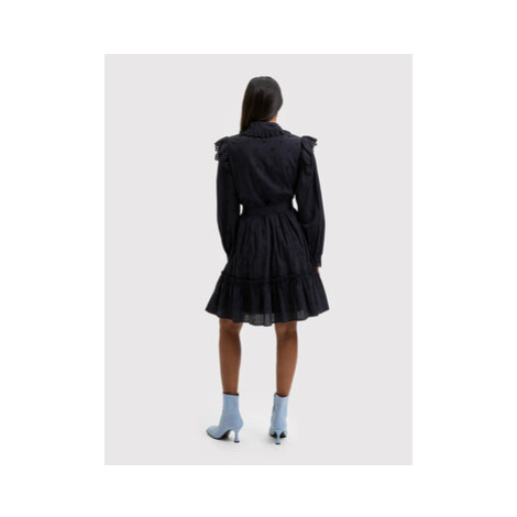 Selected Femme Košeľové šaty Brody 16083750 Čierna Regular Fit