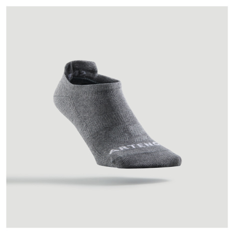 Športové ponožky RS 160 nízke 3 páry sivé ARTENGO