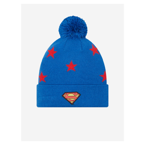 Červeno-modrá chlapčenská vzorovaná čiapka New Era Star Bobble