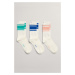 PONOŽKY 3-PACK GANT TEENS UNISEX SOCKS 3-PACK biela