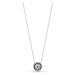 Pandora Krásny strieborný náhrdelník so zirkónmi 399414C01-45 (retiazka, prívesok)