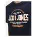 Jack&Jones Junior Tričko Logo 12258876 Tmavomodrá Regular Fit