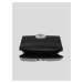 Čierna dámska kožená kabelka KARL LAGERFELD Ikonik 2.0 Leather