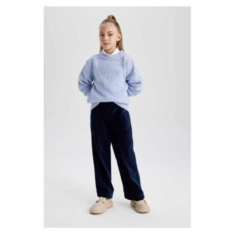 DEFACTO Girl Carrot Fit Velvet Trousers