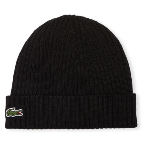 Lacoste  Beanie RB0001 - Black  Šiltovky Čierna