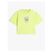 Koton T-Shirt Short Sleeve Crew Neck Butterfly Printed Cotton