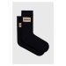 Ponožky HUGO 2-pak dámske, čierna farba
