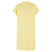 Turtle Extended Shoulder Dress for Girls - Yellow